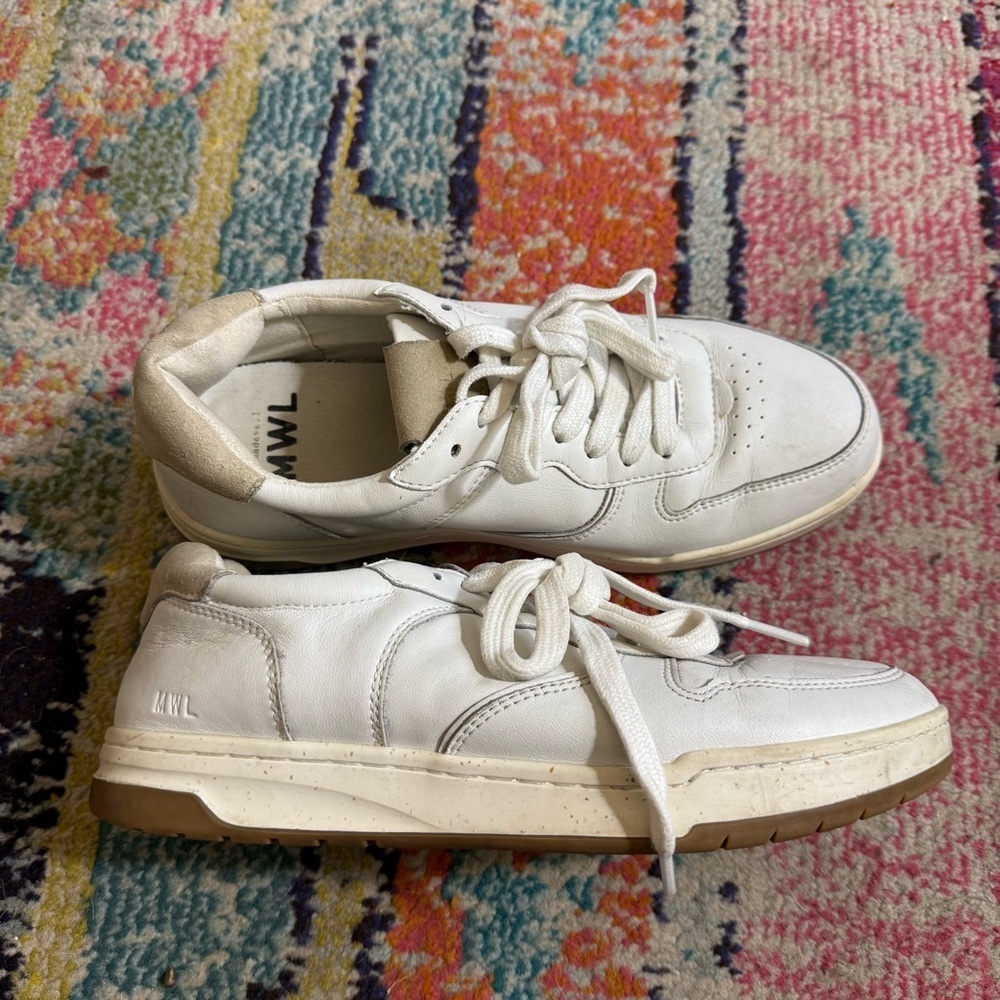 Madewell Court Sneakers in Colorblock Leather and Suede size 9 - Picture 4 of 7